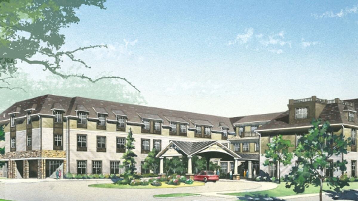 Senior living home rendering