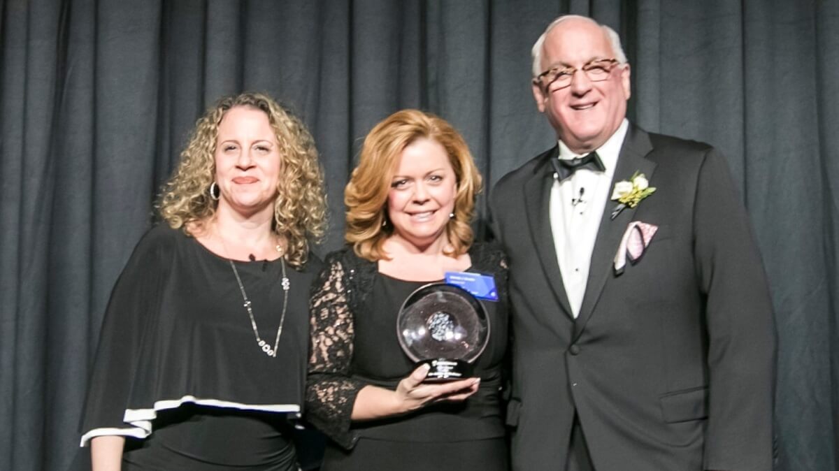 Group of adults at award show