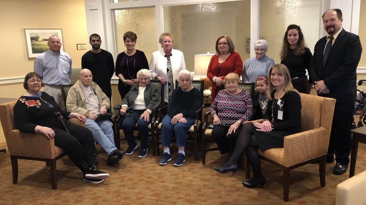 Associates at senior living facility