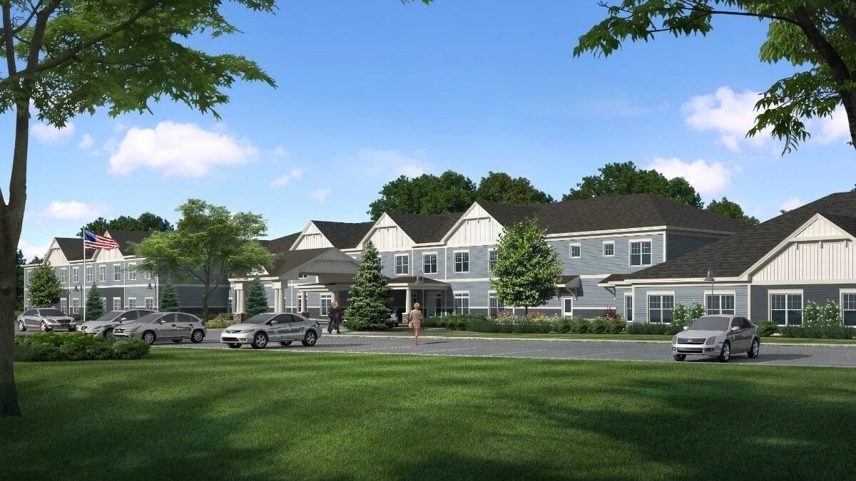 Rendering of senior living home