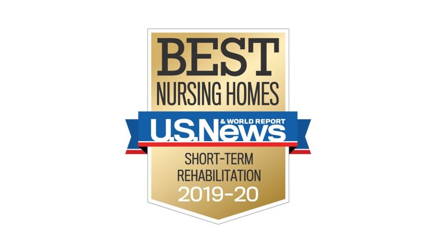 Award logo for US News best nursing home awards