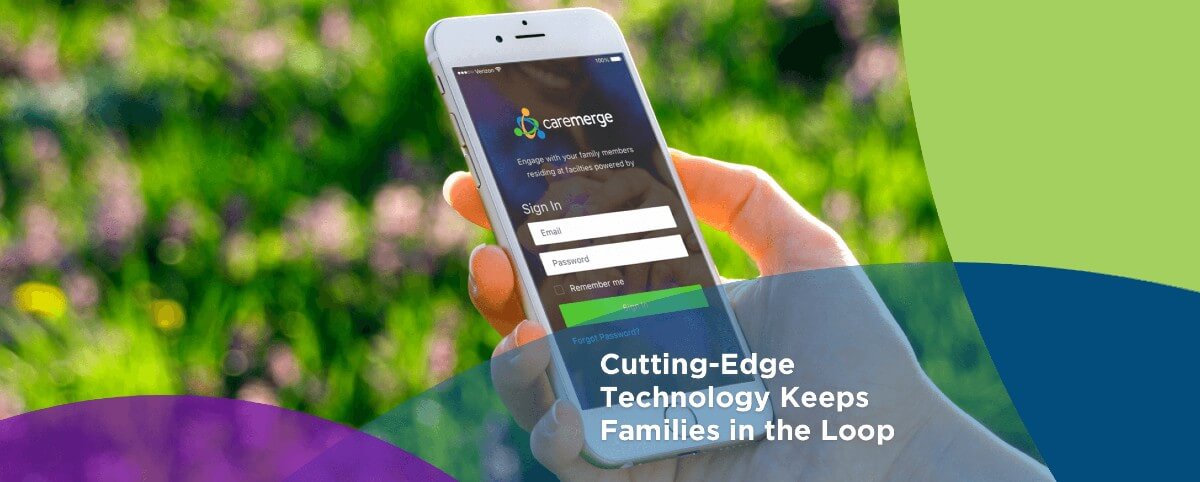 Caremerge app on smartphone