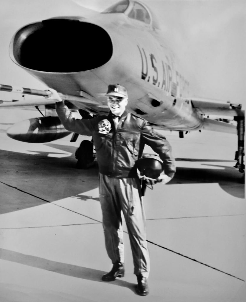 Black and white photo of man in armed forces