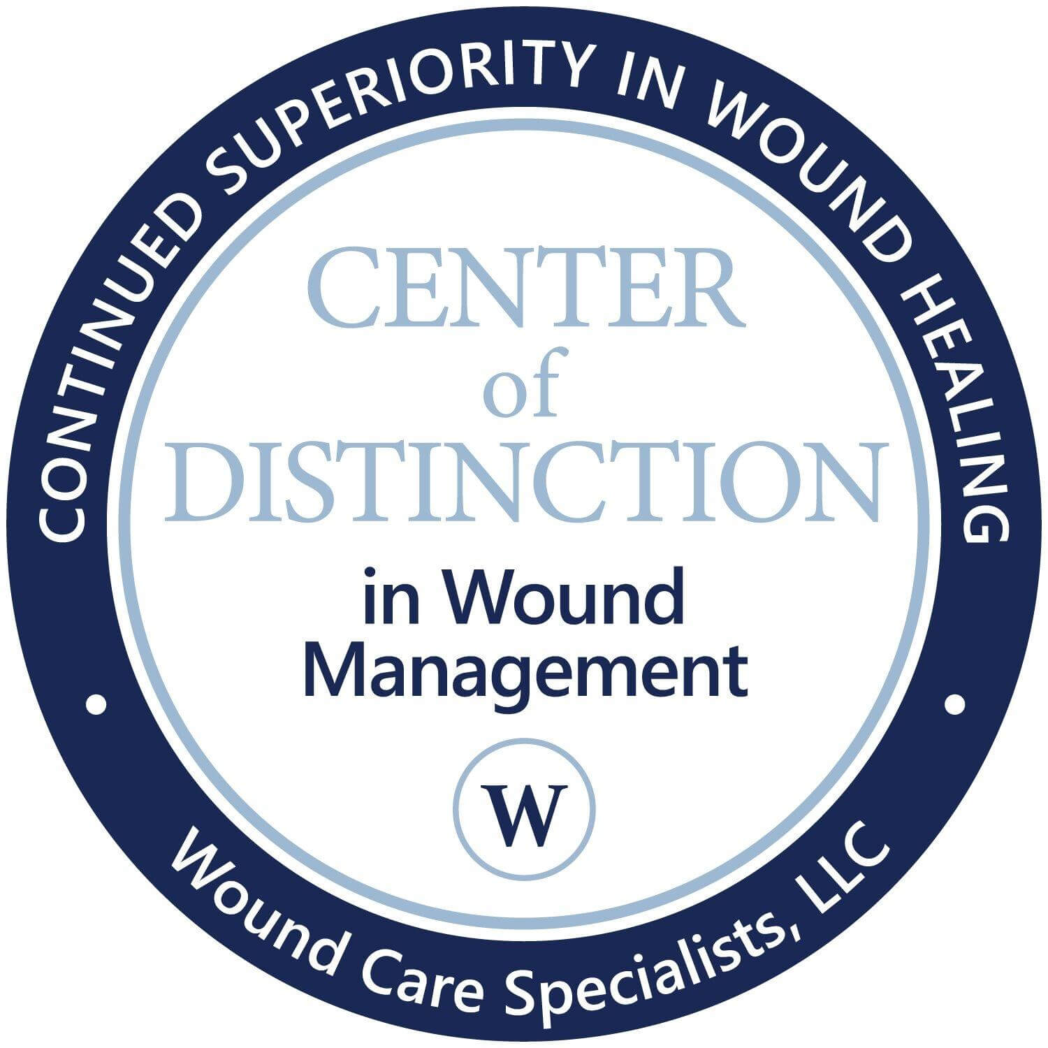 Wound care specialist award logo