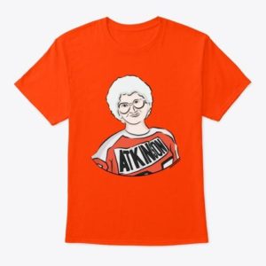 T shirt with graphic of woman