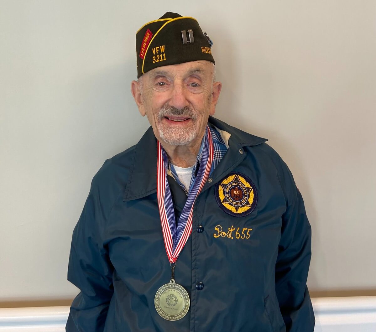 Senior man in Armed Services uniform