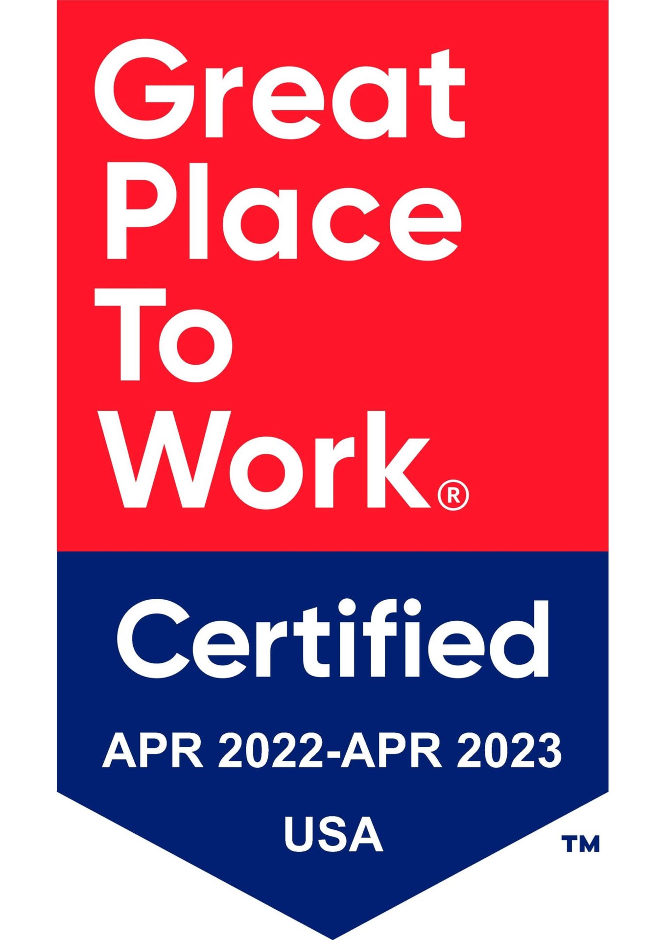 Great Place to Work award graphic