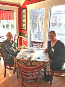 Janie Whipple with grandfather