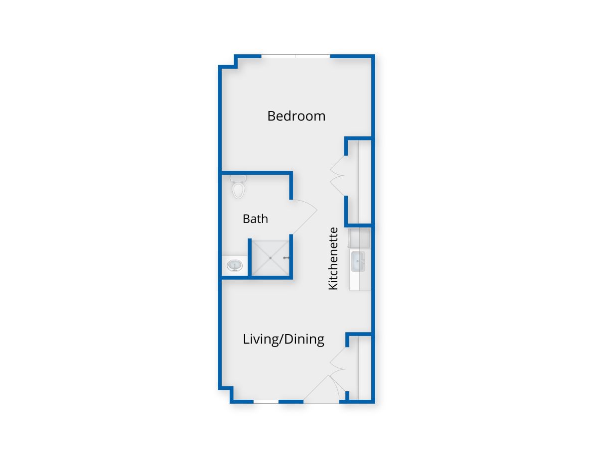 Memory Care One Bedroom