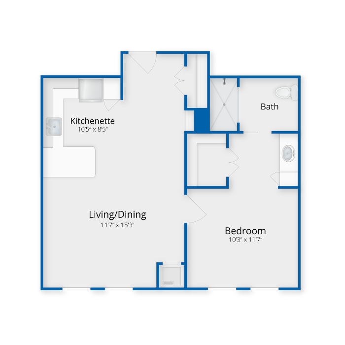One Bedroom A