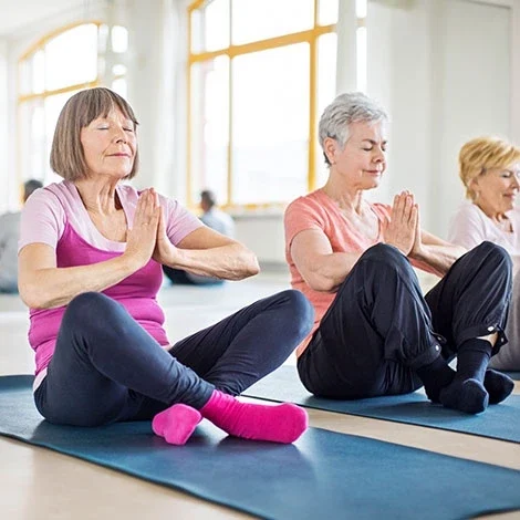 Older women in exercise class