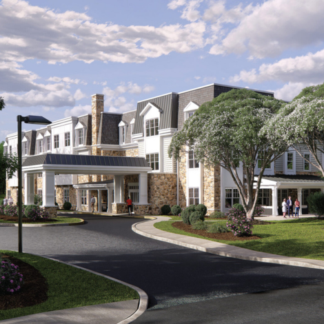 Benchmark at Scotch Plains Rendering
