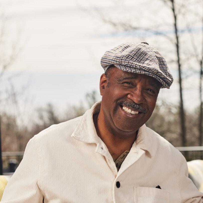 homepage_IL senior with a hat smiling